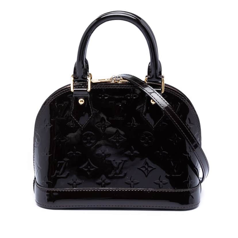 Louis Vuitton Monogram Vernis Alma BB Purple Leather Very good condition - Front View