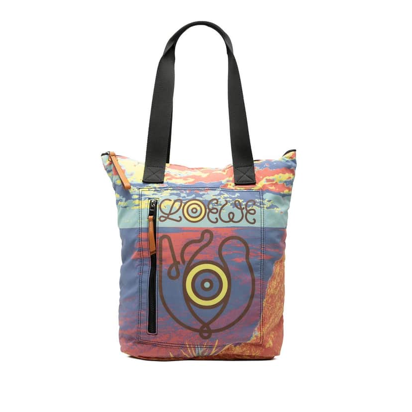 LOEWE Printed Nylon Eye Loewe Nature Tote Other Very good condition - Front View