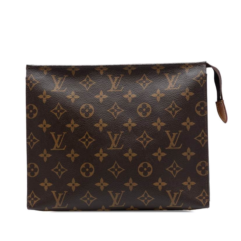 Louis Vuitton Monogram Toiletry Pouch 26 Brown Very good condition - Front View