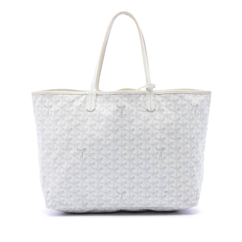 Goyard Goyardine Saint Louis PM White Very good condition - Front View