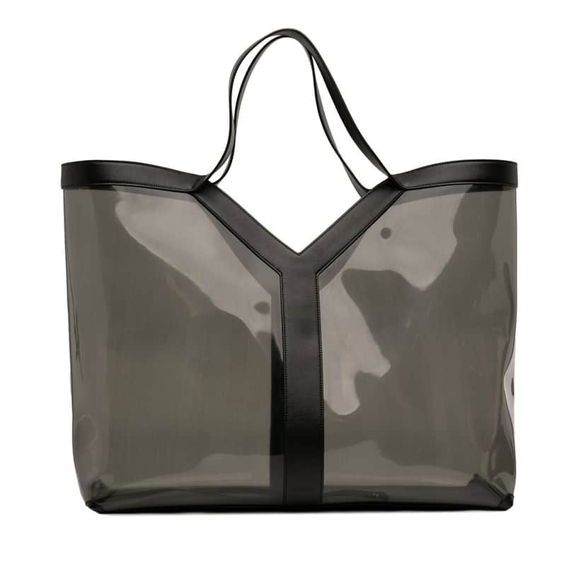 Saint Laurent Maxi PVC Transparent Y Tote Other Plastic Very good condition - Front View