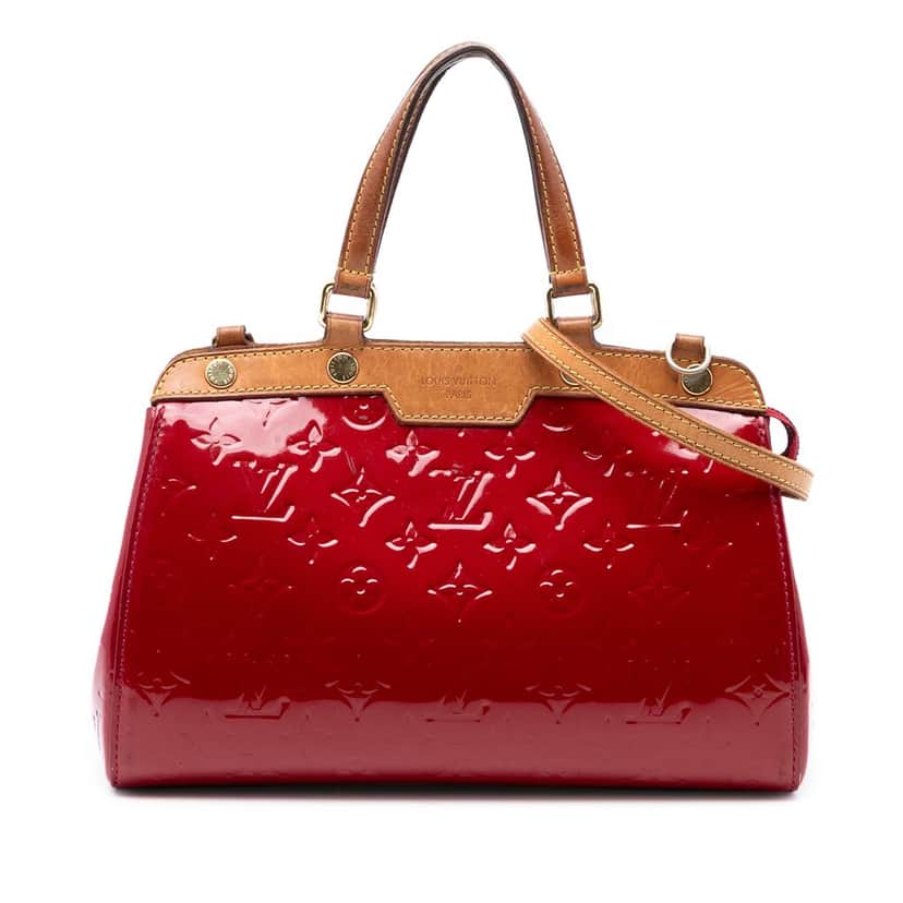 Louis Vuitton Monogram Vernis Brea PM Red Leather Very good condition - Front View
