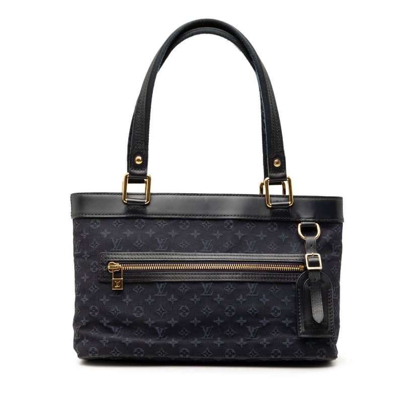 Louis Vuitton Monogram Mini Lin Lucille PM Blue Good condition - Front View