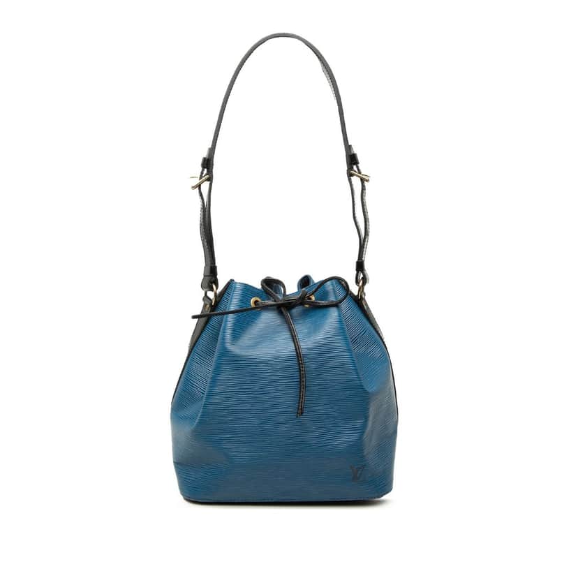 Louis Vuitton Epi Petit Bicolor Noe Blue Leather Very good condition - Front View