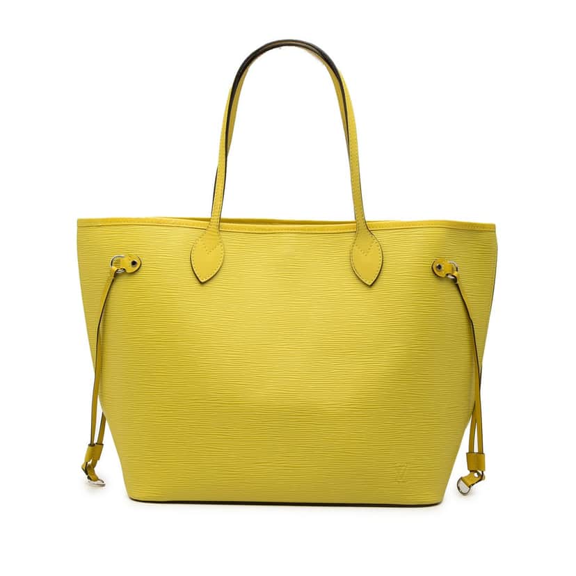 Louis Vuitton Epi Neverfull MM Yellow Leather Good condition - Front View