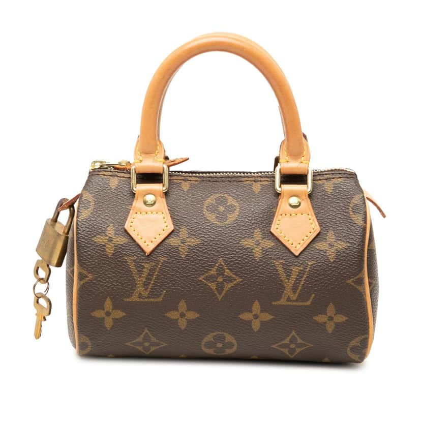 Louis Vuitton Monogram Mini Speedy HL Brown Good condition - Front View