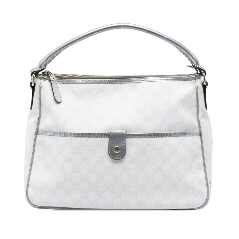 Gucci GG Supreme Joy Handbag White Very good condition - Front View