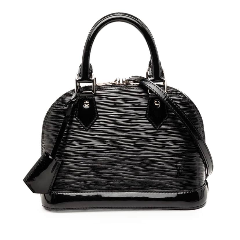Louis Vuitton Electric Epi Alma BB Black Leather Very good condition - Front View