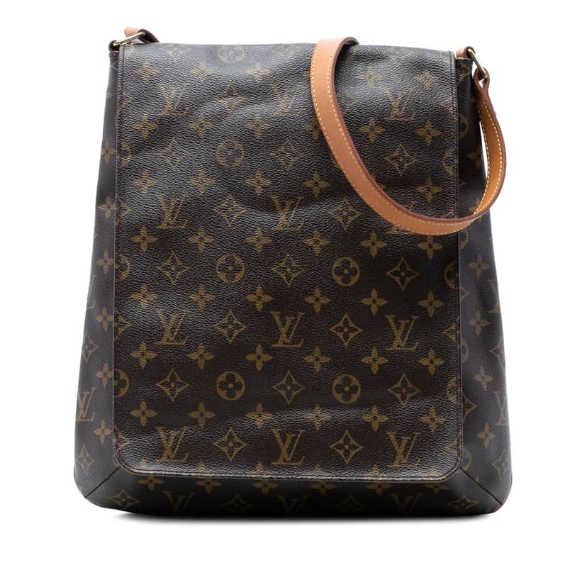 Louis Vuitton Monogram Musette Salsa GM Brown Very good condition - Front View