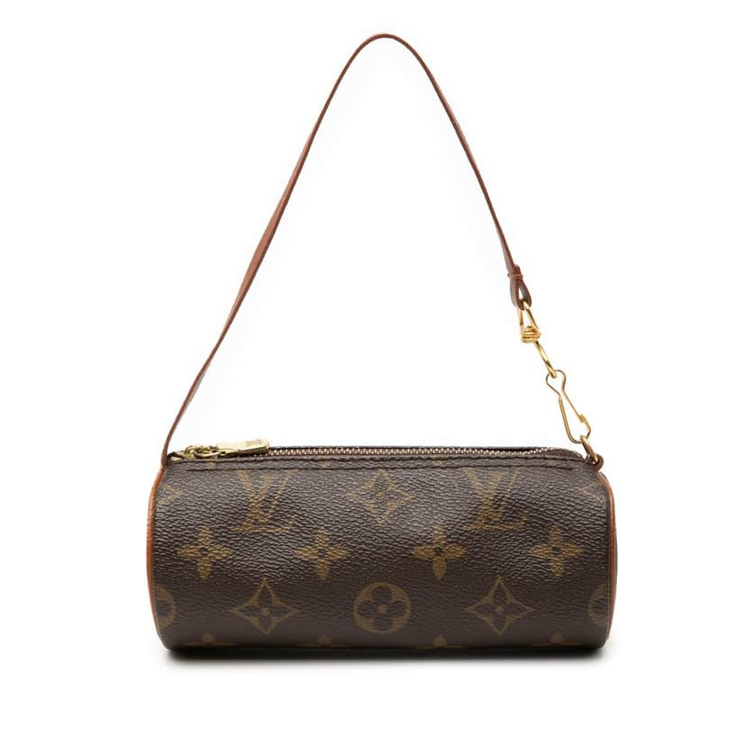 Louis Vuitton Monogram Papillon Pochette Brown Very good condition - Front View