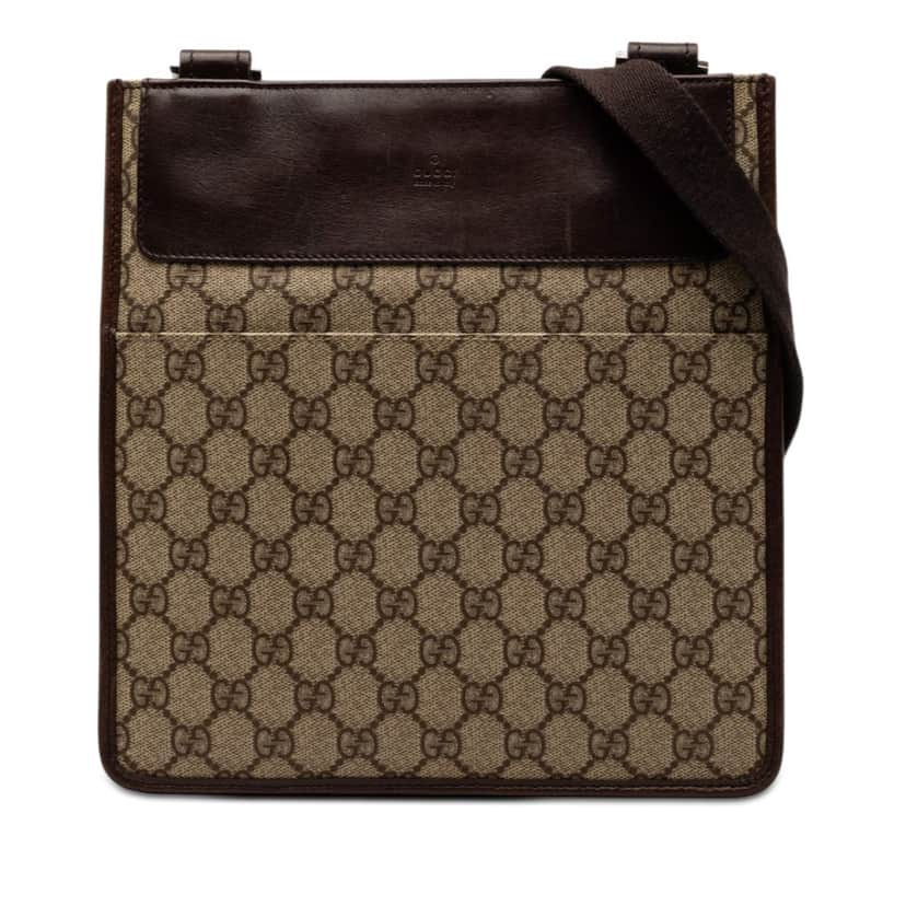 Gucci GG Supreme Crossbody Beige Very good condition - Front View