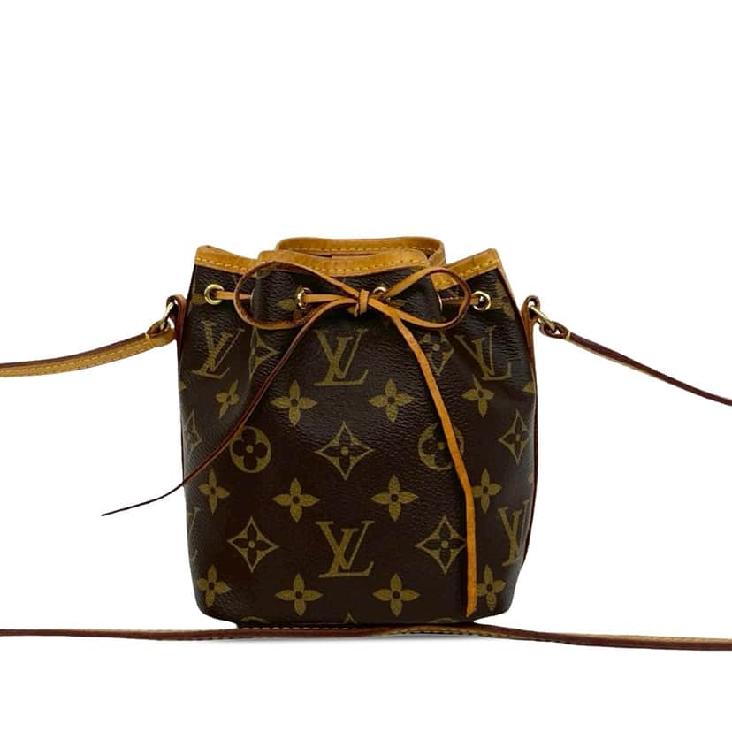 Louis Vuitton Monogram Nano Noe Brown Very good condition - Front View