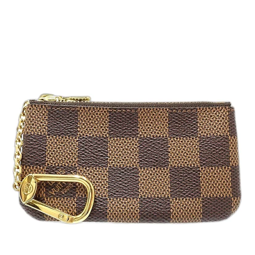 Louis Vuitton Damier Ebene Key Pouch Brown Very good condition - Front View