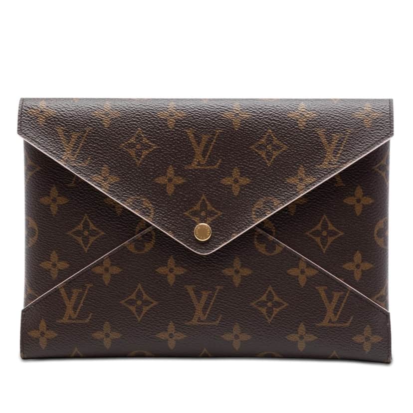 Louis Vuitton Monogram Pochette Kirigami GM Brown Very good condition - Front View