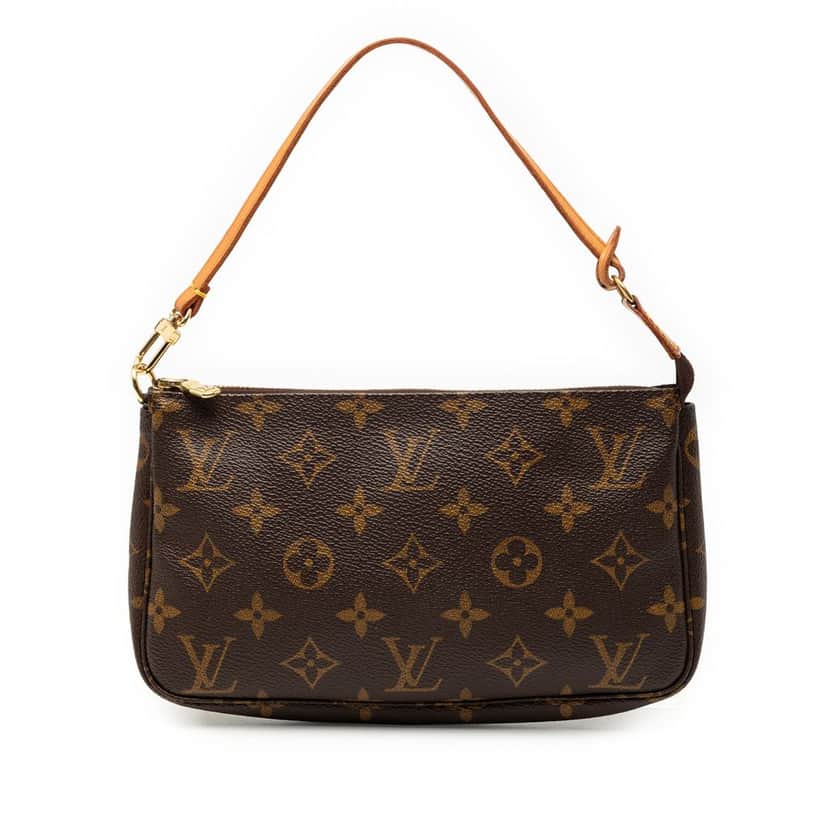 Louis Vuitton Monogram Pochette Accessoires Brown Very good condition - Front View