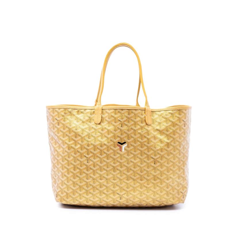 Goyard Special Edition Goyardine Precious Metal Saint Louis PM Gold Very good condition - Front View