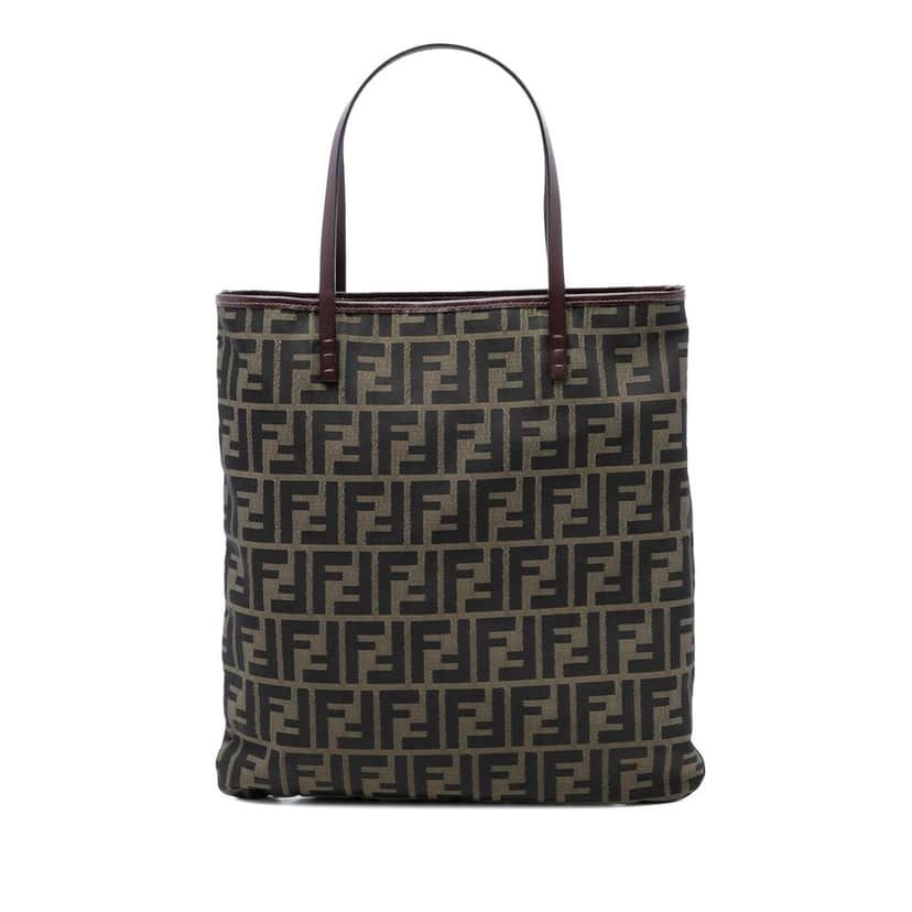 Fendi Zucca Canvas Tote Brown Very good condition - Front View
