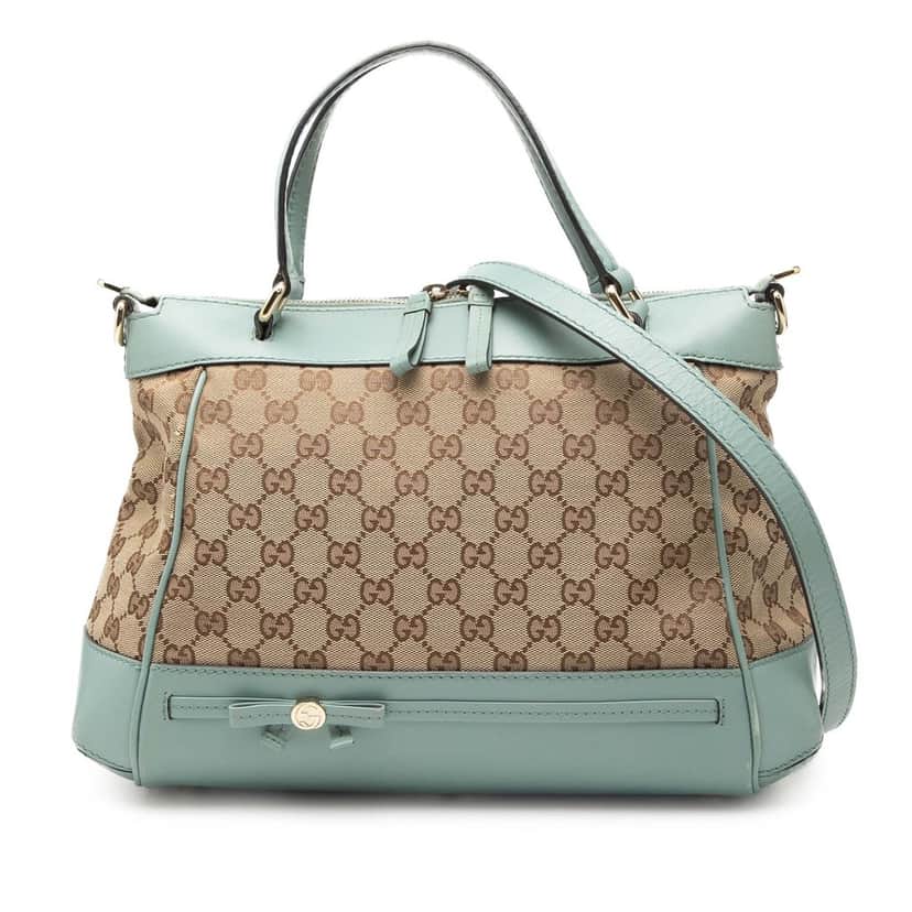 Gucci GG Canvas Mayfair Satchel Beige Good condition - Front View