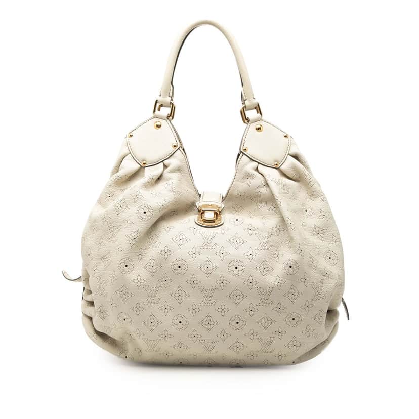 Louis Vuitton Monogram Mahina XL White Leather Very good condition - Front View