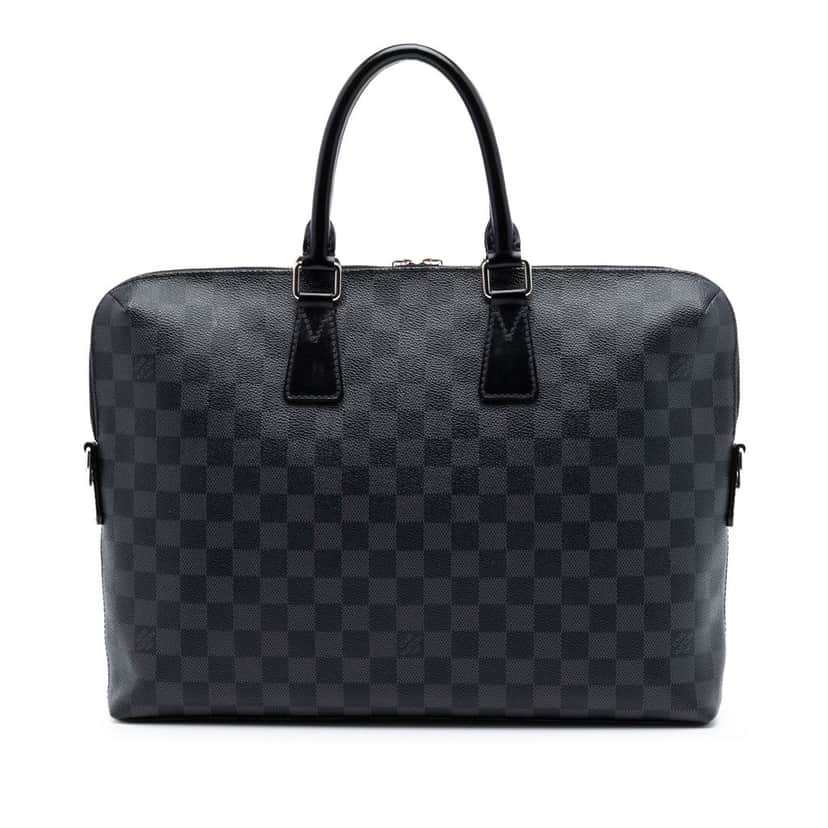 Louis Vuitton Damier Graphite Porte Documents Jour Black Very good condition - Front View