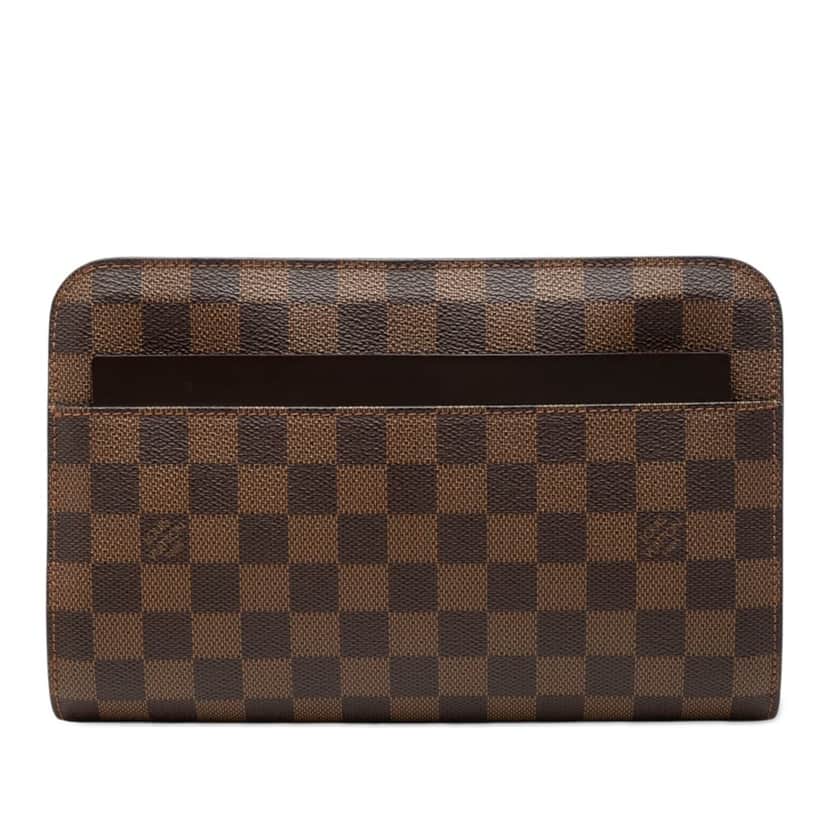 Louis Vuitton Damier Ebene Saint Louis Pochette Brown Very good condition - Front View