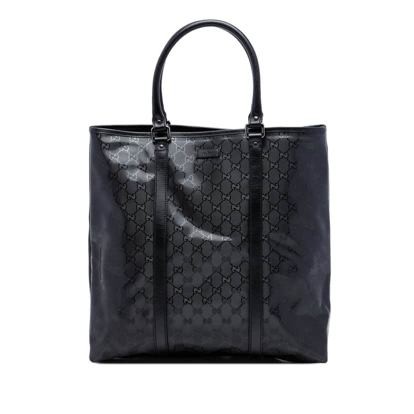 Gucci GG Imprime Joy Vertical Tote Black Very good condition - Front View