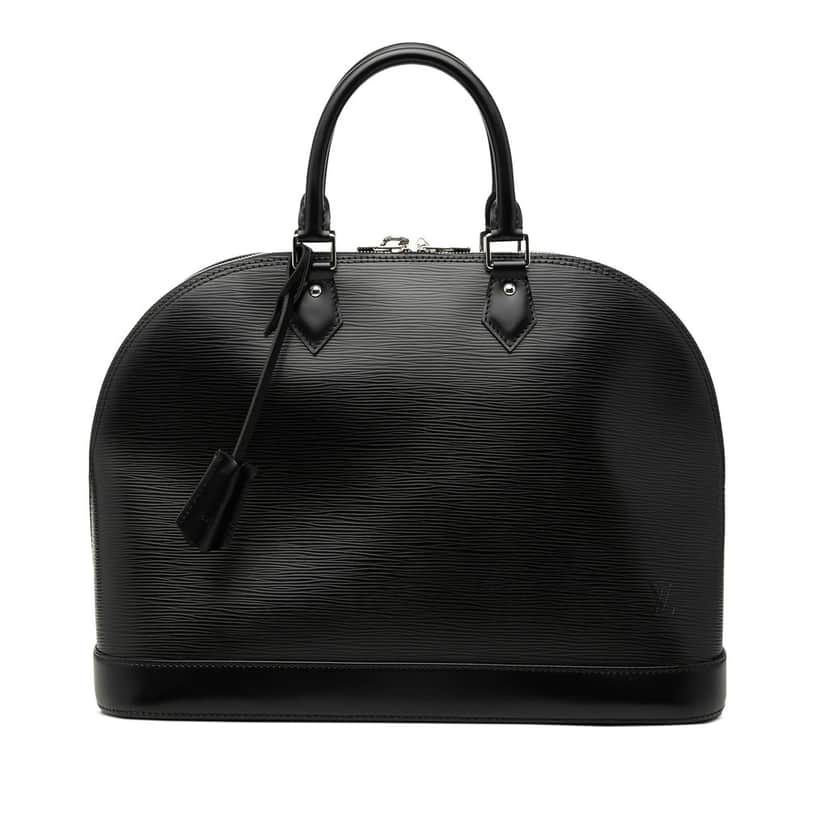 Louis Vuitton Epi Alma GM Black Leather Very good condition - Front View