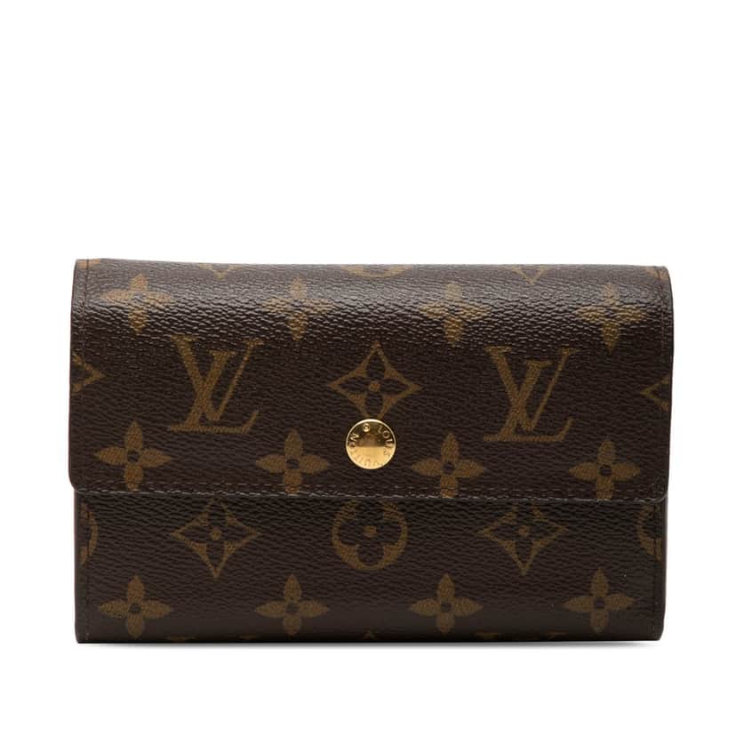 Louis Vuitton Monogram Alexandra Small Wallet Brown Very good condition - Front View
