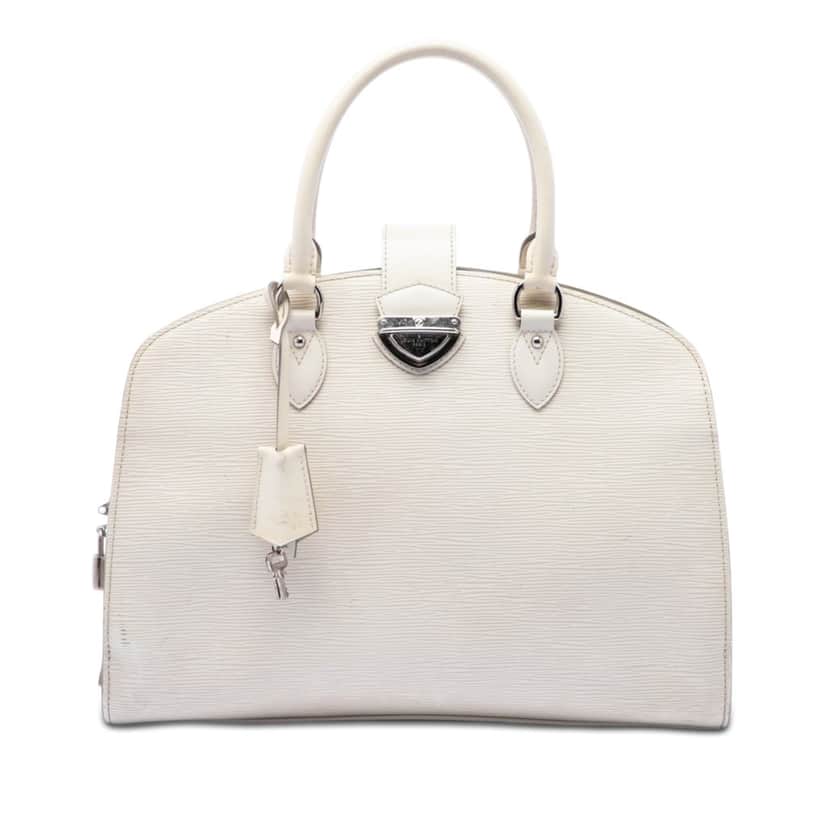 Louis Vuitton Epi Pont Neuf GM White Leather Very good condition - Front View