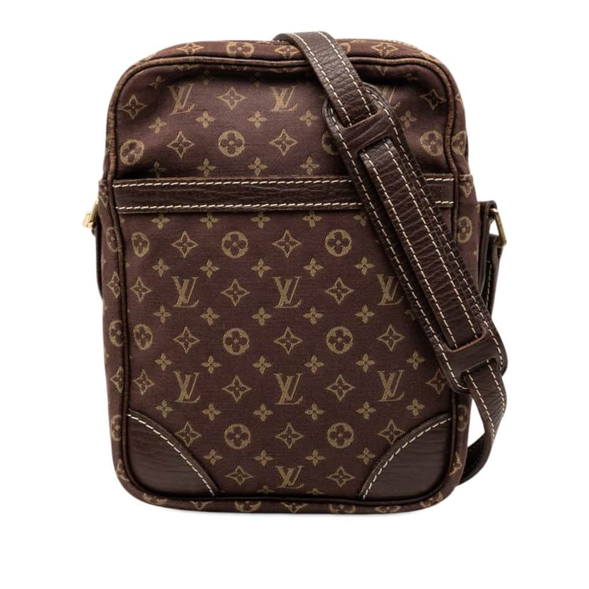 Louis Vuitton Monogram Mini Lin Danube Brown Very good condition - Front View