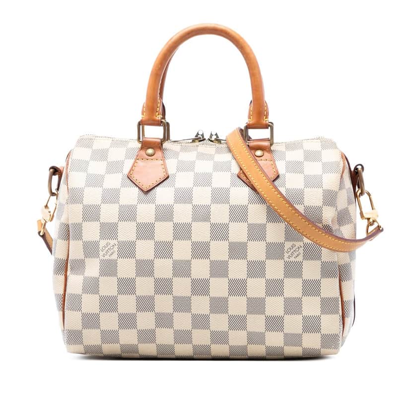 Louis Vuitton Damier Azur Speedy Bandouliere 25 White Very good condition - Front View