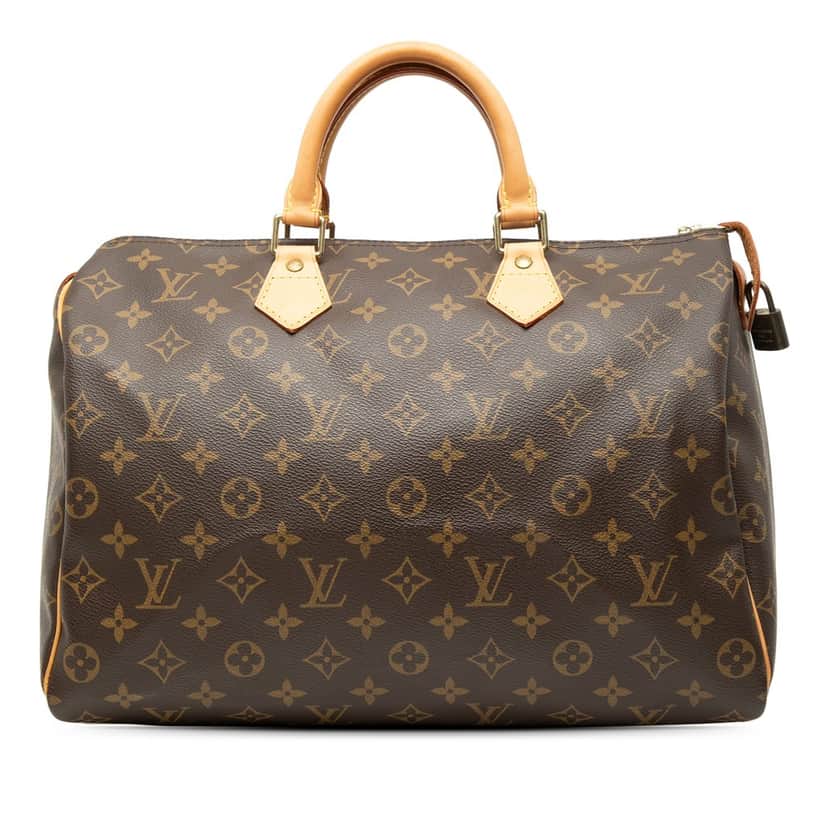 Louis Vuitton Monogram Speedy 35 Brown Very good condition - Front View