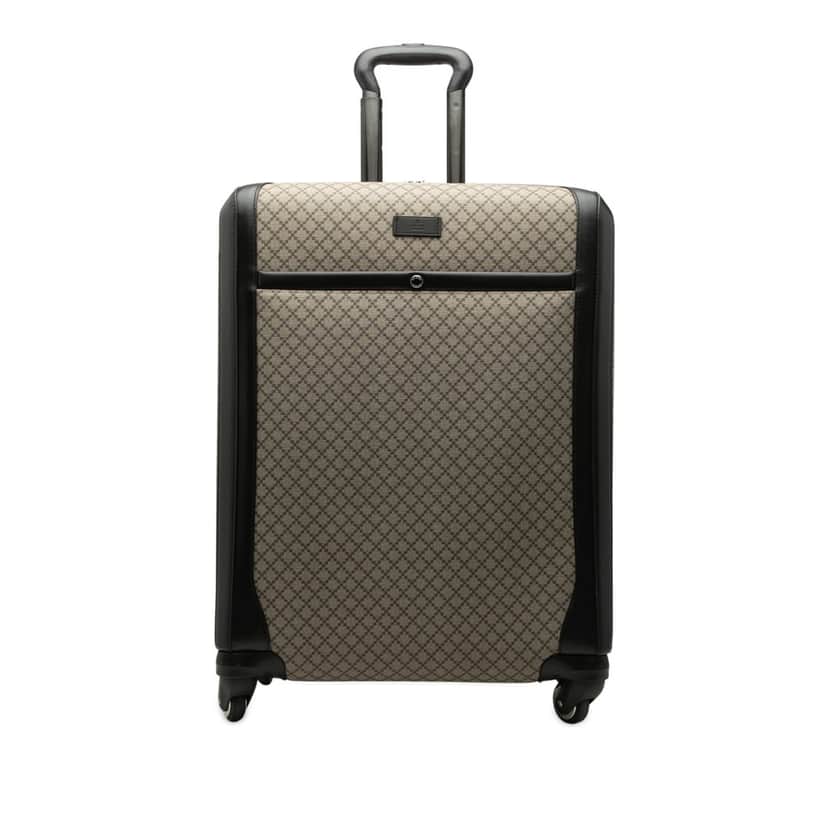 Gucci Diamante Coated Canvas Trolley Beige Very good condition - Front View