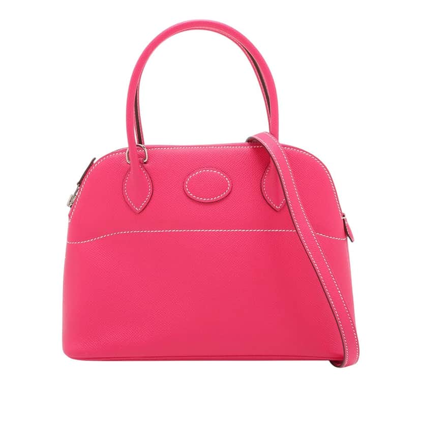 Hermès Epsom Bolide 27 Pink Leather Very good condition - Front View