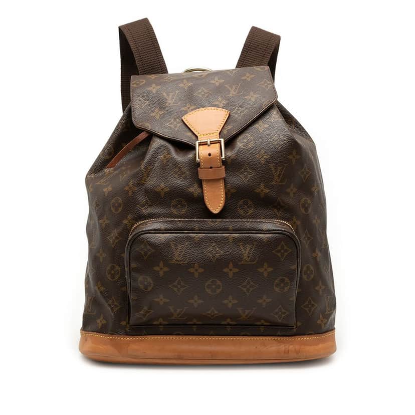 Louis Vuitton Monogram Montsouris GM Brown Good condition - Front View