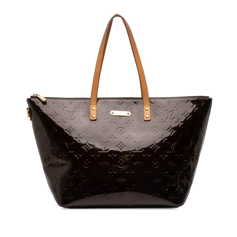 Louis Vuitton Monogram Vernis Bellevue GM Purple Leather Very good condition - Front View