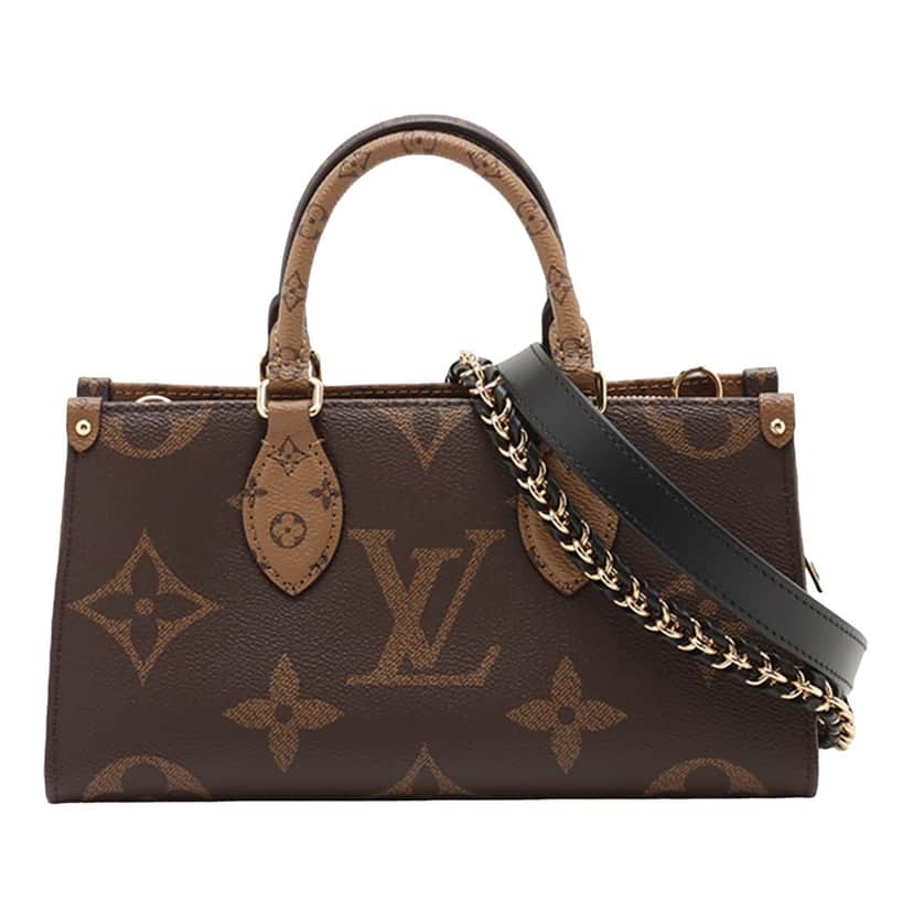 Louis Vuitton Monogram Giant OnTheGo East West Brown Never worn - Front View