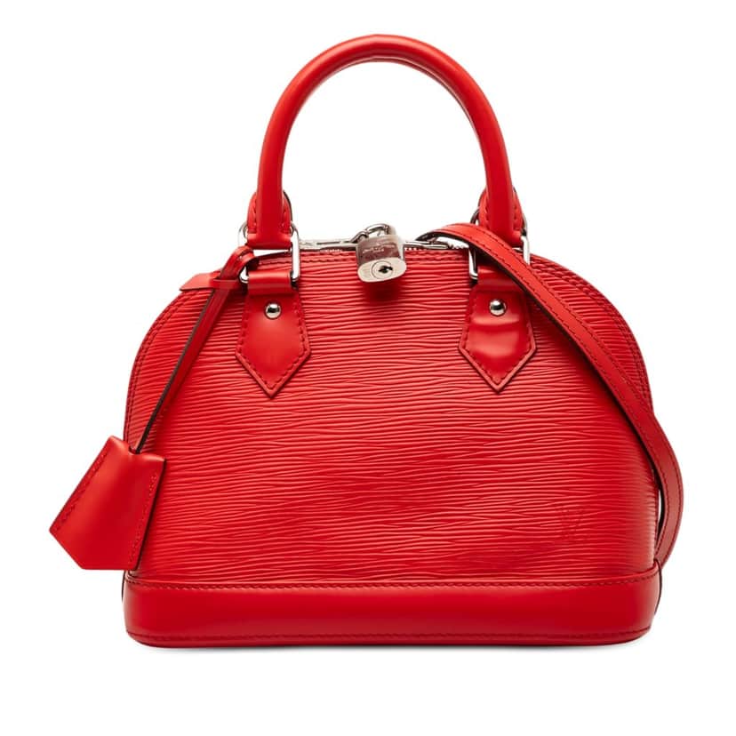 Louis Vuitton Epi Alma BB Red Leather Very good condition - Front View