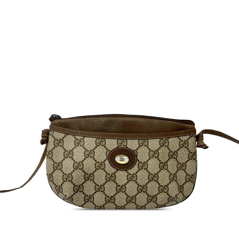 Gucci GG Supreme Crossbody Beige Very good condition - Front View