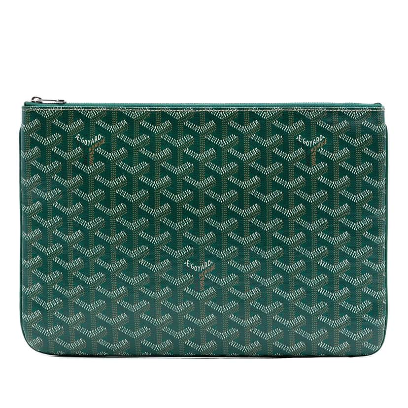 Goyard Goyardine Senat MM Green Very good condition - Front View