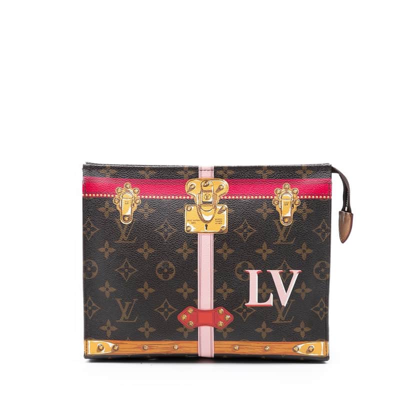 Louis Vuitton Monogram Summer Trunks Toiletry Pouch 26 Brown Very good condition - Front View