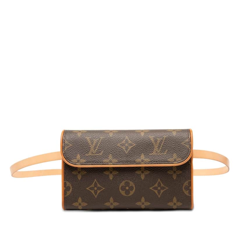 Louis Vuitton Monogram Pochette Florentine Brown Very good condition - Front View