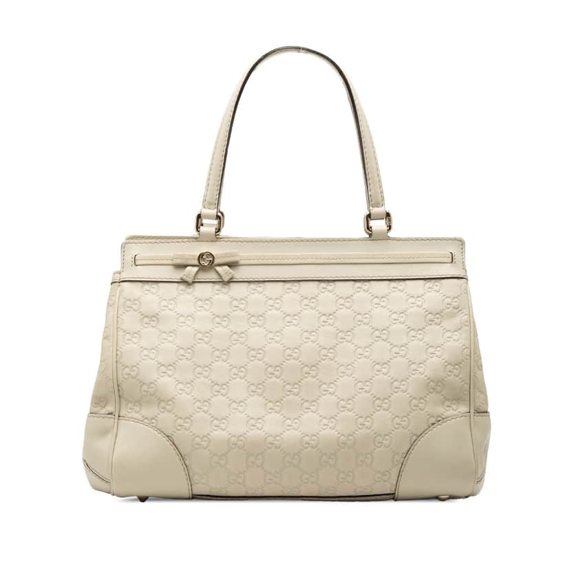 Gucci Guccissima Mayfair Tote Brown Leather Good condition - Front View