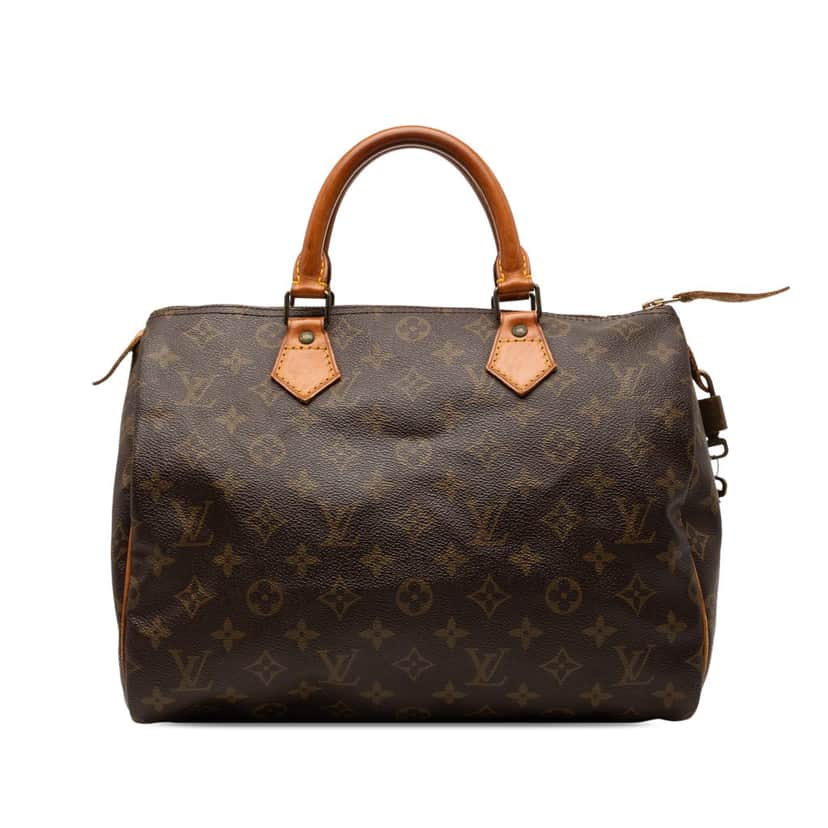 Louis Vuitton Monogram Speedy 30 Brown Very good condition - Front View