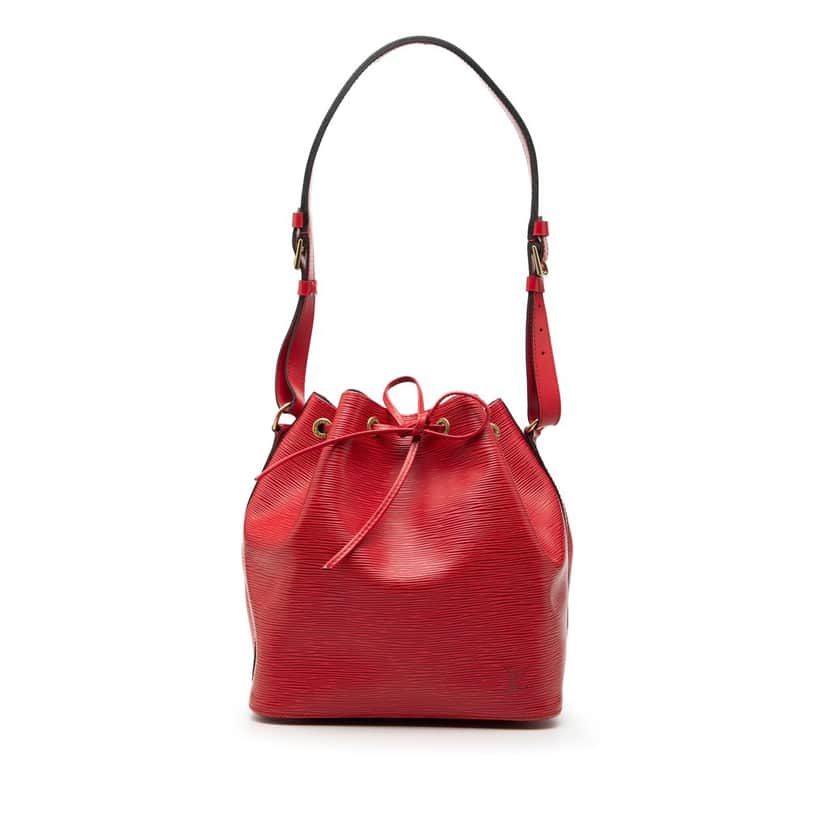 Louis Vuitton Epi Petit Noe Red Leather Very good condition - Front View