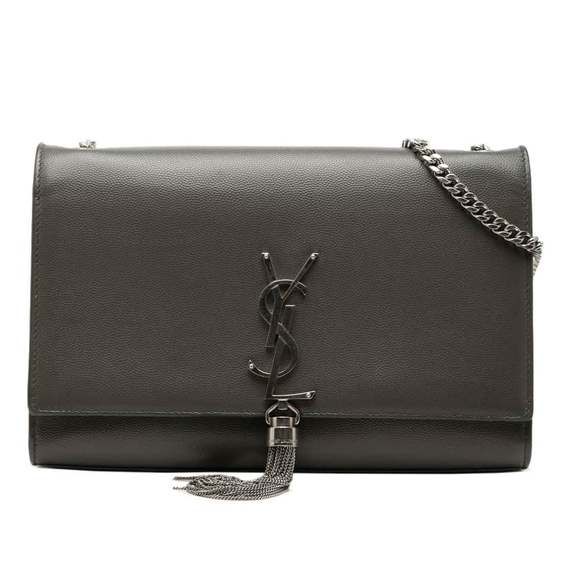 Saint Laurent Medium Grain de Poudre Monogram Kate Tassel Crossbody Other Leather Good condition - Front View