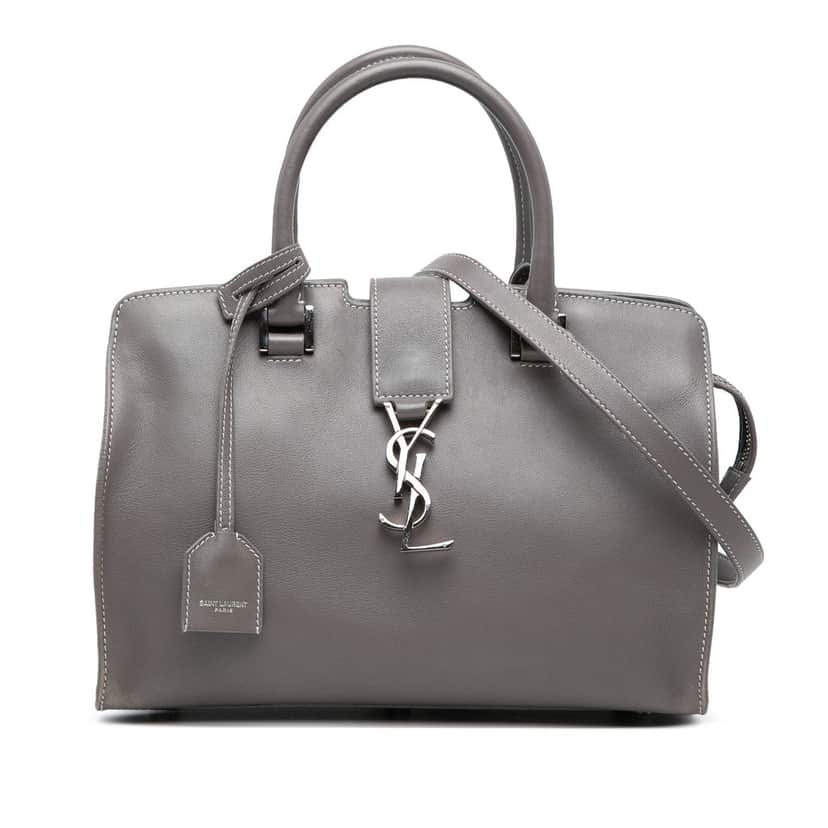 Saint Laurent Baby Leather Monogram Downtown Cabas Satchel Other Leather Very good condition - Front View