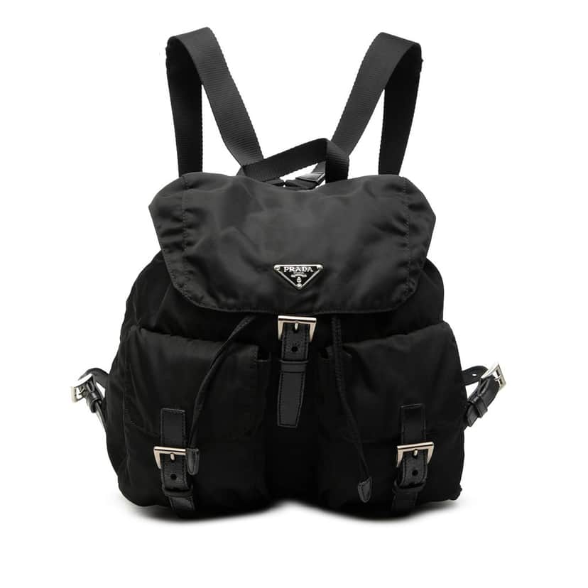 Prada Tessuto Backpack Black Very good condition - Front View