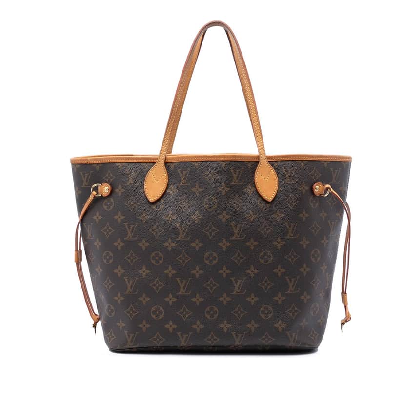 Louis Vuitton Monogram Neverfull MM Brown Very good condition - Front View