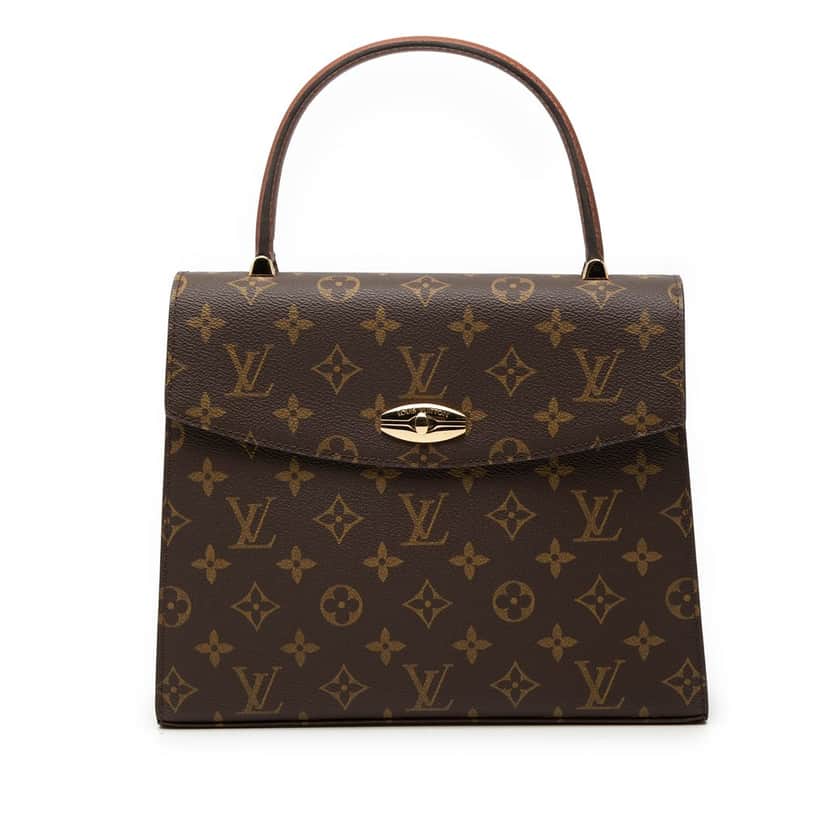 Louis Vuitton Monogram Malesherbes Brown Very good condition - Front View